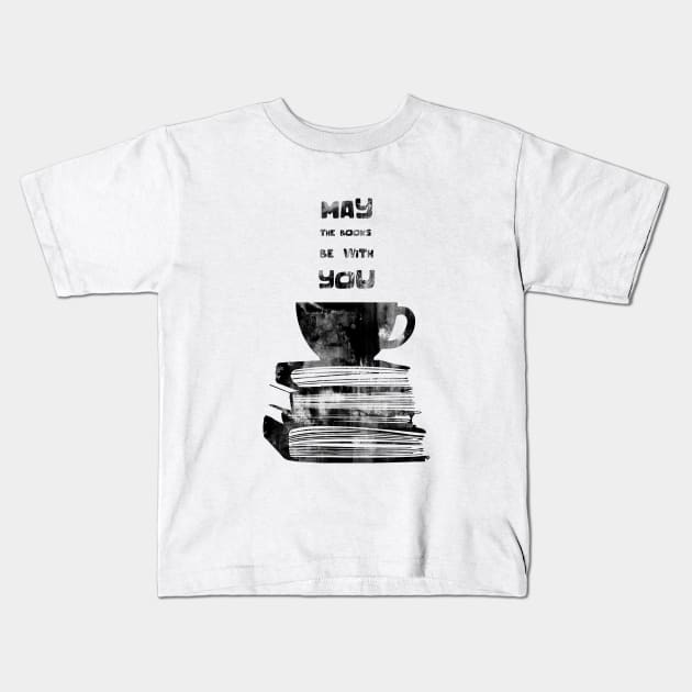 Book Kids T-Shirt by RosaliArt